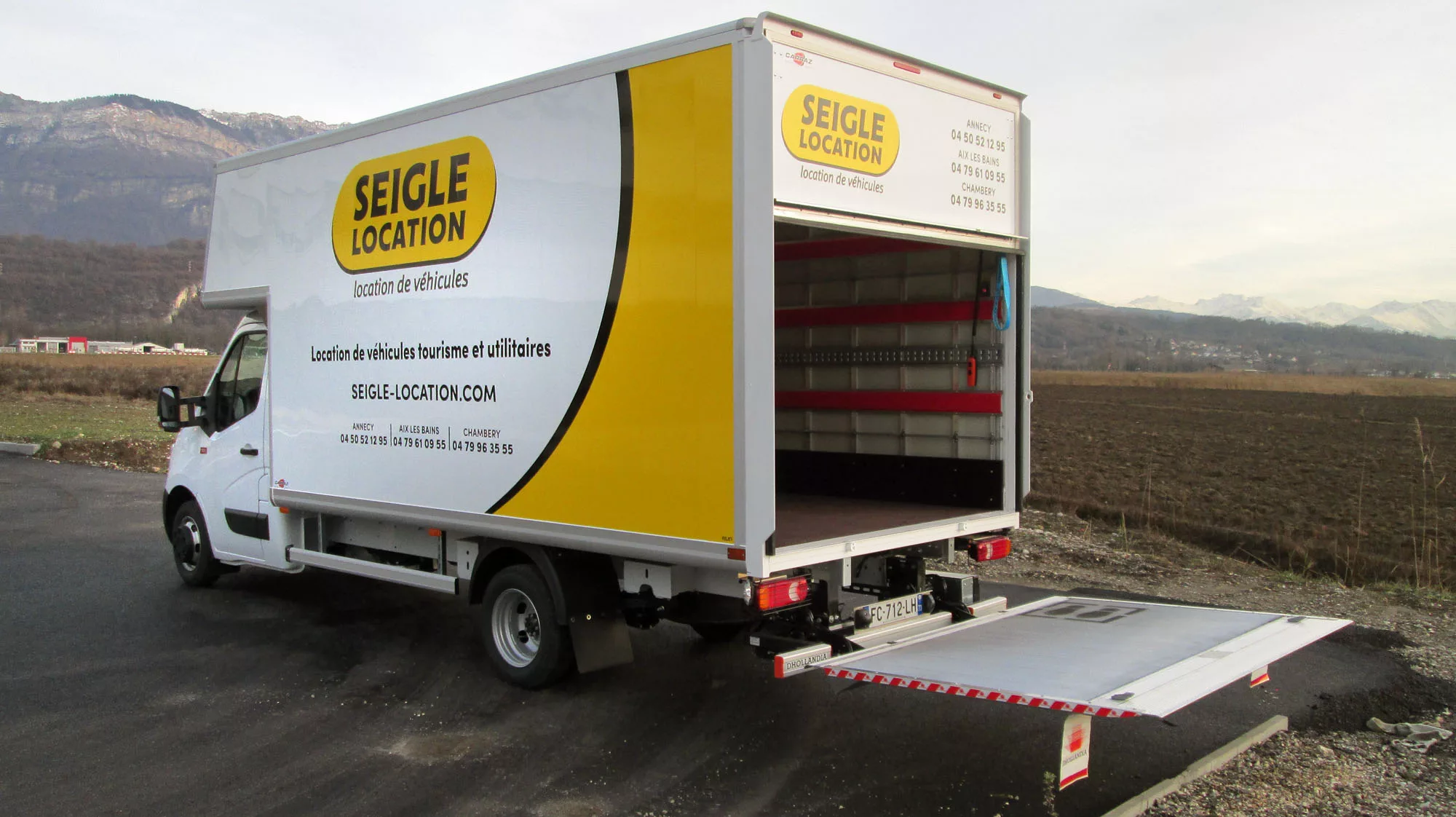 Seigle Location camion 20 24 metres cube